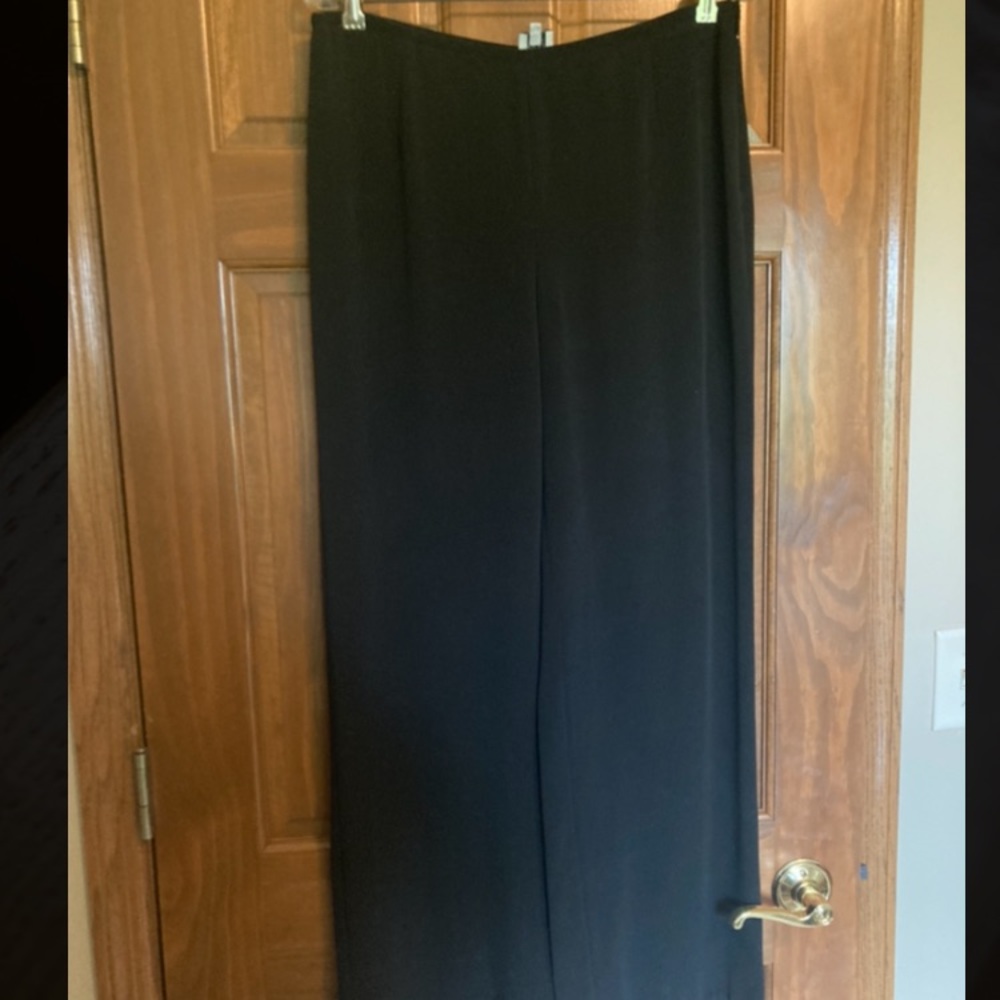 Black nylon Armani trousers